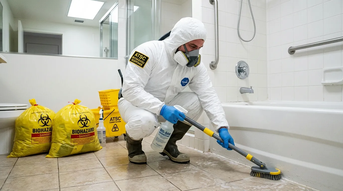 Decontamination equipment deployed for Blood Cleanup in Germantown